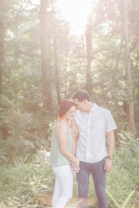 Couple photoshoot in forest
